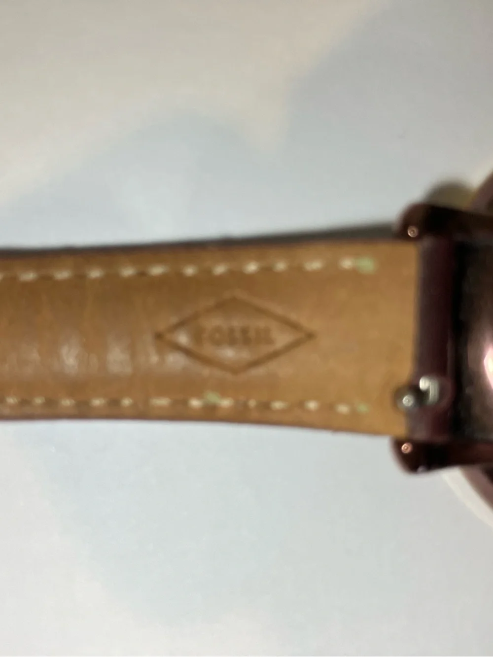 Fossil Leather Strap Wristwatch
